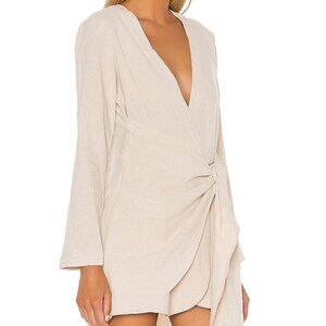 Revolve L'Academie The Meadow Mini Wrap Dress - Medium